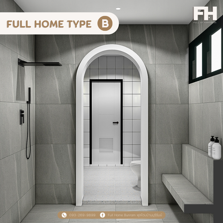 ภาพแบบบ้าน-แปลนบี Type B