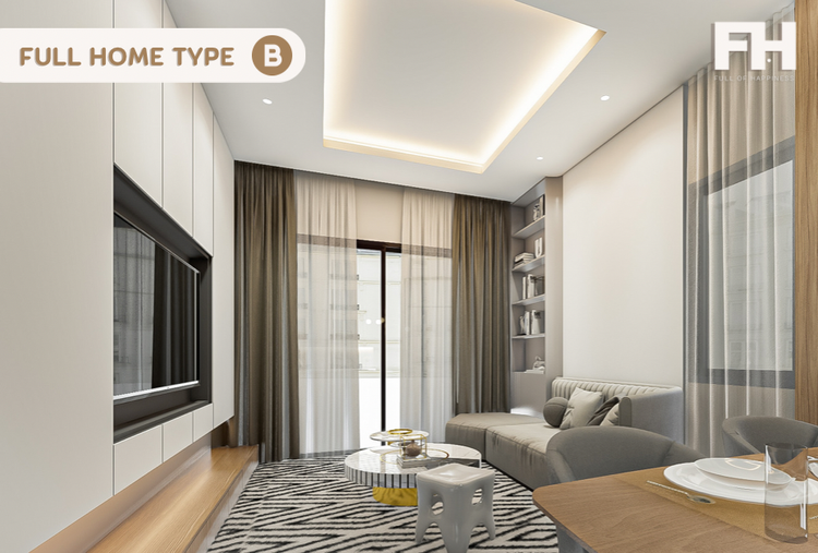 ภาพแบบบ้าน-แปลนบี Type B