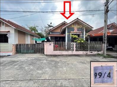 ขายบ้านเดี่ยว 1ชั้น ราคา 1.80 ล้านบาท ในโครงการริมน้ำ ในอำเภอพานทอง