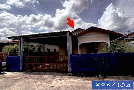 ขายบ้านเดี่ยว 1 ชั้น ในโครงการผสมทรัพย์ ราคา 1.05 ล้านบาท ในอำเภอบ่อทอง