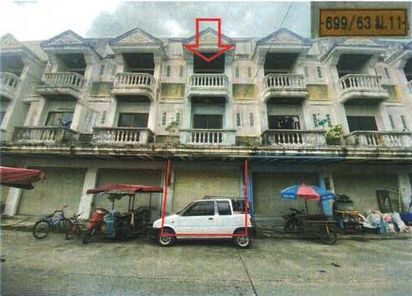 ขายอาคารพาณิชย์ 3 ชั้น ในโครงการอุดมกิจ ราคา 1.805 ล้านบาท ในอำเภอศรีราชา