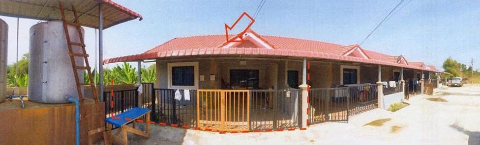 ขายทาวน์เฮ้าส์ 1 ชั้น  ราคา 1.2 ล้านบาท ในอำเภอนิคมพัฒนา