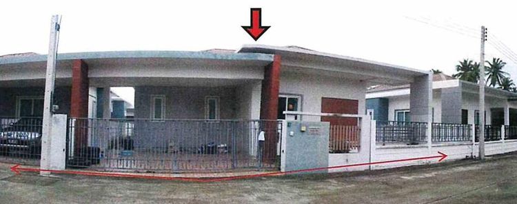 ขายบ้านแฝด 1ชั้น ในโครงการดิชา ปาร์ค ราคา 2.87ล้านบาท ในอำเภอเมืองประจวบคีรีขันธ์