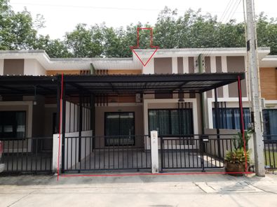 ขายทาวน์เฮ้าส์ 1ชั้น ในโครงการเอสซีวิลเลจ(ปลวกแดง-แม่น้ำคู้) ราคา 1.60ล้านบาท ในอำเภอปลวกแดง