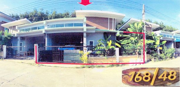 ขายบ้านแฝด 1 ชั้น ในโครงการจักวาลแลนด์แอนด์เฮ้าส์ ราคา 2 ล้านบาท ในอำเภอปลวกแดง