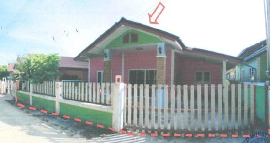 ขายบ้านเดี่ยว 1 ชั้น ในโครงการกองเงินการ์เด้นโฮม ราคา 8 แสนบาท ในอำเภอบ้านค่าย