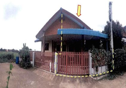 ขายบ้านแฝด 1ชั้น ในโครงการสันติสุข1 ราคา 900,000บาท ในอำเภอบ้านค่าย