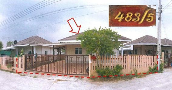 ขายบ้านเดี่ยว 1ชั้น ในโครงการบ้านไร่ในฝัน ราคา 1.02ล้านบาท ในอำเภอนิคมพัฒนา