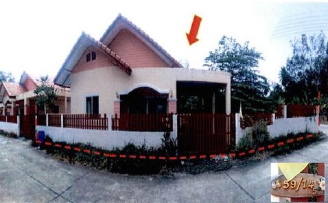 ขายบ้านเดี่ยว 1 ชั้น ในโครงการกองเงิน ราคา 8.5 แสนบาท ในอำเภอบ้านค่าย