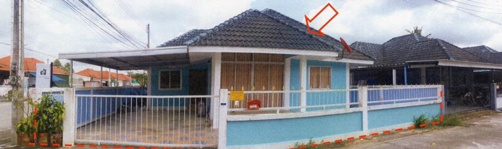 ขายบ้านเดี่ยว 1 ชั้น หมู่บ้านพีนัท ราคา 1.84 ล้านบาท ในอำเภอนิคมพัฒนา