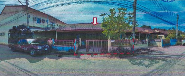 ขายทาวน์เฮ้าส์ 1 ชั้น ในโครงการบ้านจามจุรี ราคา 1.4 ล้านบาท ในอำเภอปลวกแดง