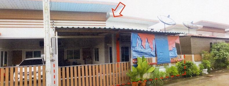 ขายบ้านแฝด 1 ชั้น หมู่บ้านสกุลแก้ว ราคา1.7 ล้านบาท ในอำเภอปลวกแดง