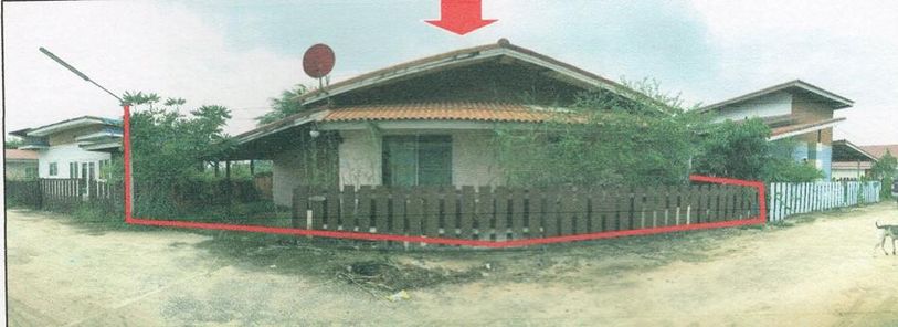 ขายบ้านเดี่ยว 1 ชั้น ในโครงการแสนสบาย ราคา 700,000 บาท ในอำเภอบ้านค่าย