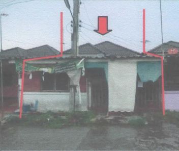 ขายทาวน์เฮ้าส์ 1 ชั้น ในโครงการชื่นสมใจวิลเลจ ราคา 9 แสนบาท ในอำเภอบ้านค่าย