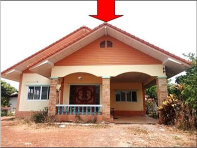 ขายบ้านเดี่ยว 1ชั้น ราคา 1.05ล้านบาท ในอำเภอบ้านผือ