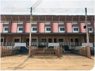 ขายทาวน์เฮ้าส์ 2 ชั้น ในโครงการณพัฒน์โมเดิร์นโฮม ราคา 1.60 ล้านบาท ในอำเภอชุมแพ