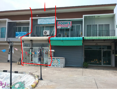 ขายอาคารพาณิชย์ 30ตารางวา ราคา 2.6 ล้านบาท ในอำเภอกุมภวาปี ตำบลพันดอน