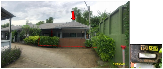 ขายบ้านแฝด 54ตารางวา ราคา 1.6 ล้านบาท ในอำเภอนิคมพัฒนา ตำบลมาบข่า