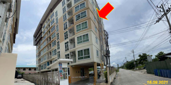 ขายคอนโดมิเนียม 345/74 ราคาถูกเพียง 899,000 บาท ในอำเภอเมืองชลบุรี ตำบลคลองตำหรุ