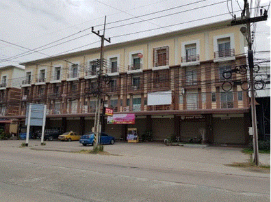 ขายอาคารพาณิชย์ 3 ชั้น ในโครงการเจริญทรัพย์คอมเพล็กซ์ ราคา 3.30 ล้านบาท ในอำเภอศรีรามชา